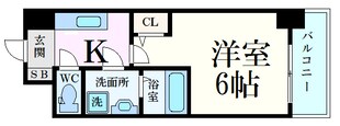 エスリードレジデンス天神橋筋六丁目の物件間取画像